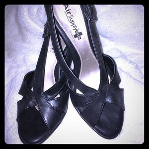 2/$25 3 1/2" black heels
